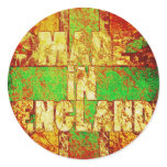 Made in England stickers