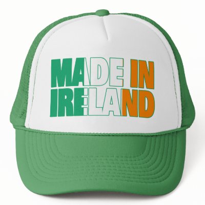Made in Ireland Trucker Hat by ruderetro