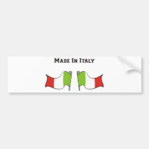 Made In Italy Bumper Stickers