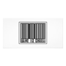 Made In Korea Photo Greeting Card