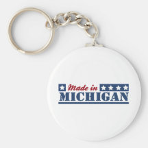 Made In Michigan Keychain