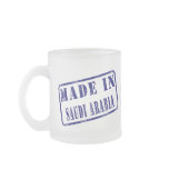 Made in Saudi Arabia mugs