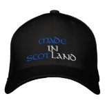 MADE IN SCOTLAND embroidered hats