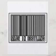 Made In Scotland Personalized Flyer
