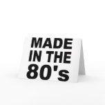 Made in the 80s - Birthday cards