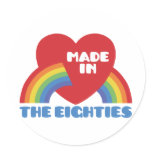 Made in the 80's stickers