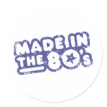 Made In The 80's stickers