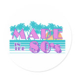 Made in the 80's stickers