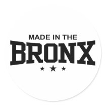 Made in the Bronx Round Sticker