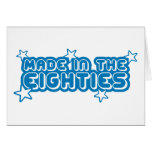 Made In The Eighties (80s) cards