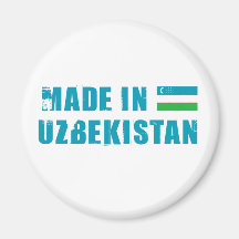 Made in Uzbekistan Fridge Magnets