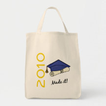 Made It Graduation Cap and Diploma Bag