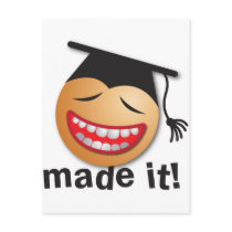 made it graduation postcards