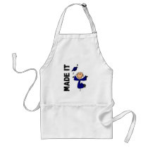 MADE IT Stick Figure Graduation Apron