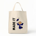 MADE IT Stick Figure Graduation bags