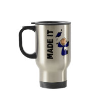MADE IT Stick Figure Graduation Coffee Mugs