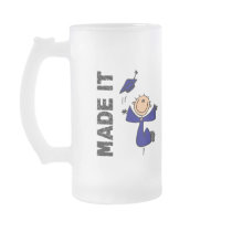 MADE IT Stick Figure Graduation Coffee Mug
