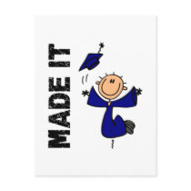 MADE IT Stick Figure Graduation