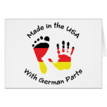 Made With German Parts cards