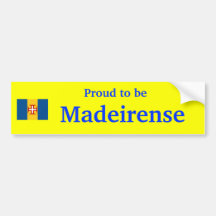 Madeira Bumper Sticker