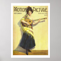 Madge Kennedy Vintage 1920 Movie Magazine Print