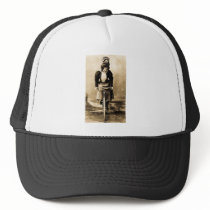 Madge Lessing on Bike Vintage 1902