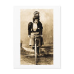 Madge Lessing on Bike Vintage 1902