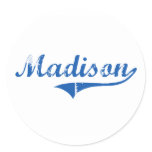 Madison New Hampshire Classic Design Stickers
