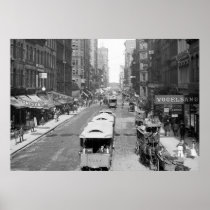 Madison Street, Chicago, 1900 Print