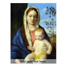 Madonna 3 by Bellini Post Card