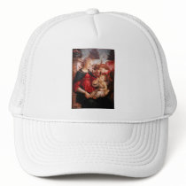 'Madonna and Child and Two Angels' Hat
