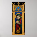 Madonna and Child at Night gothic Art Print