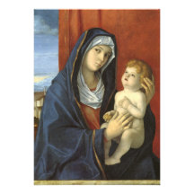 Madonna and Child by Giovanni Bellini Custom Invitation