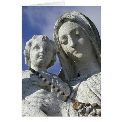Madonna and Child Greeting Cards by jereeb