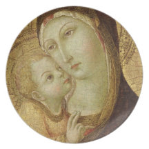 Madonna and Child Dinner Plates