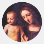 Madonna and Child Stickers
