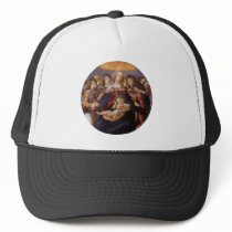 Madonna and Child with Angels by Sandro Botticelli Hats