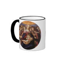 Madonna and Child with Angels by Sandro Botticelli Mugs