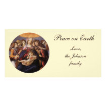 Madonna and Child with Angels by Sandro Botticelli Photo Cards