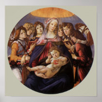 Madonna and Child with Angels by Sandro Botticelli Print