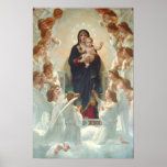 Madonna and Child with Angels posters