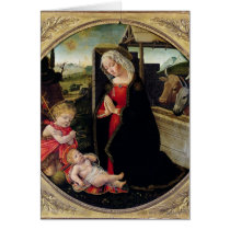 Madonna and Child with St. John the Baptist Cards