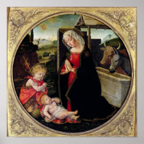 Madonna and Child with St. John the Baptist Print