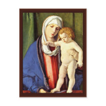 Madonna By Bellini Giovanni Post Cards