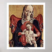 Madonna By Tura Cosmè Poster