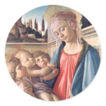 Madonna & Child, Two Angels, Botticelli Sticker