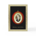 Madonna Christmas Ornament Card