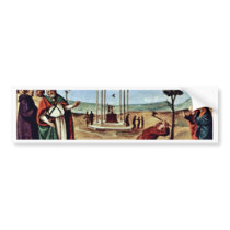 Madonna Enthroned St. Peter St. John The Baptist, Bumper Sticker