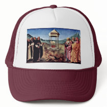 Madonna Enthroned St. Peter St. John The Baptist, Mesh Hats