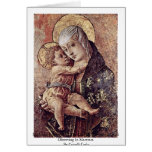 Madonna Fragment Of The Altar Of The Chiesa Degli Cards
